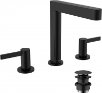 Смеситель Hansgrohe Finoris черный матовый 76034670