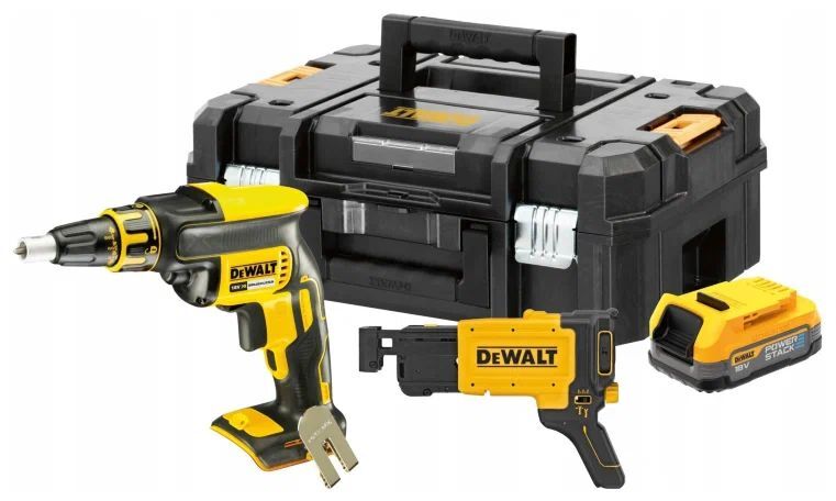 Аккумуляторный ленточный шуруповерт DeWalt DCF620E1KXJ, с АКБ, в кейсе