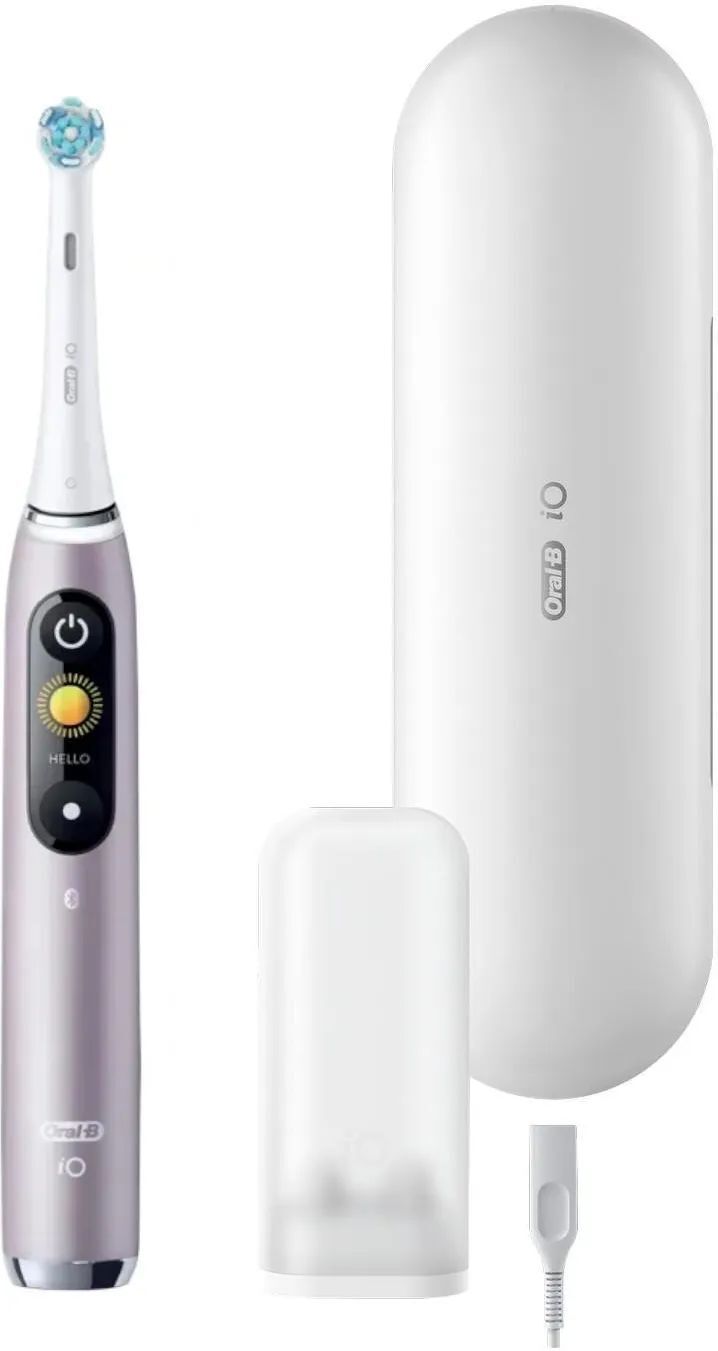 Набор электрических щеток Oral-B iO 9 розовый кварц