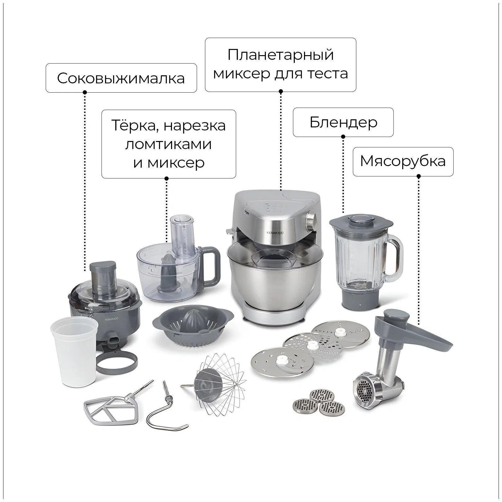 Кухонный комбайн Kenwood KHC 29 P0SI