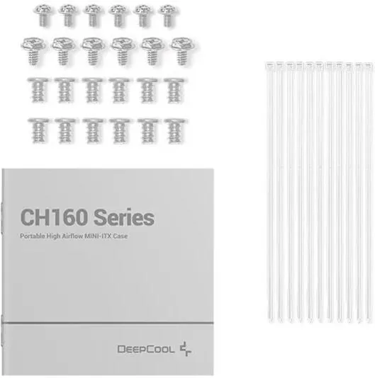 Компьютерный корпус Deepcool CH160 WH Minitower Белый