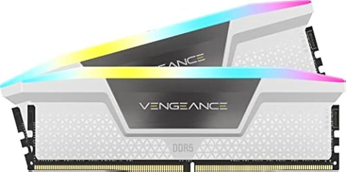 Оперативная память Corsair Vengeance RGB DDR5 32GB 6200MHz CL36 (CMH32GX5M2B6200C36W)