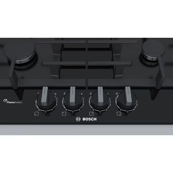 Газовая варочная панель Bosch PPP6A6B90, черный