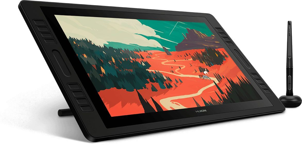 Интерактивный дисплей HUION KAMVAS Pro 20 (2019) черный