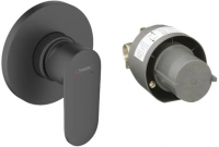 Смеситель для душа Hansgrohe Vernis Blend, черный матовый 71663670