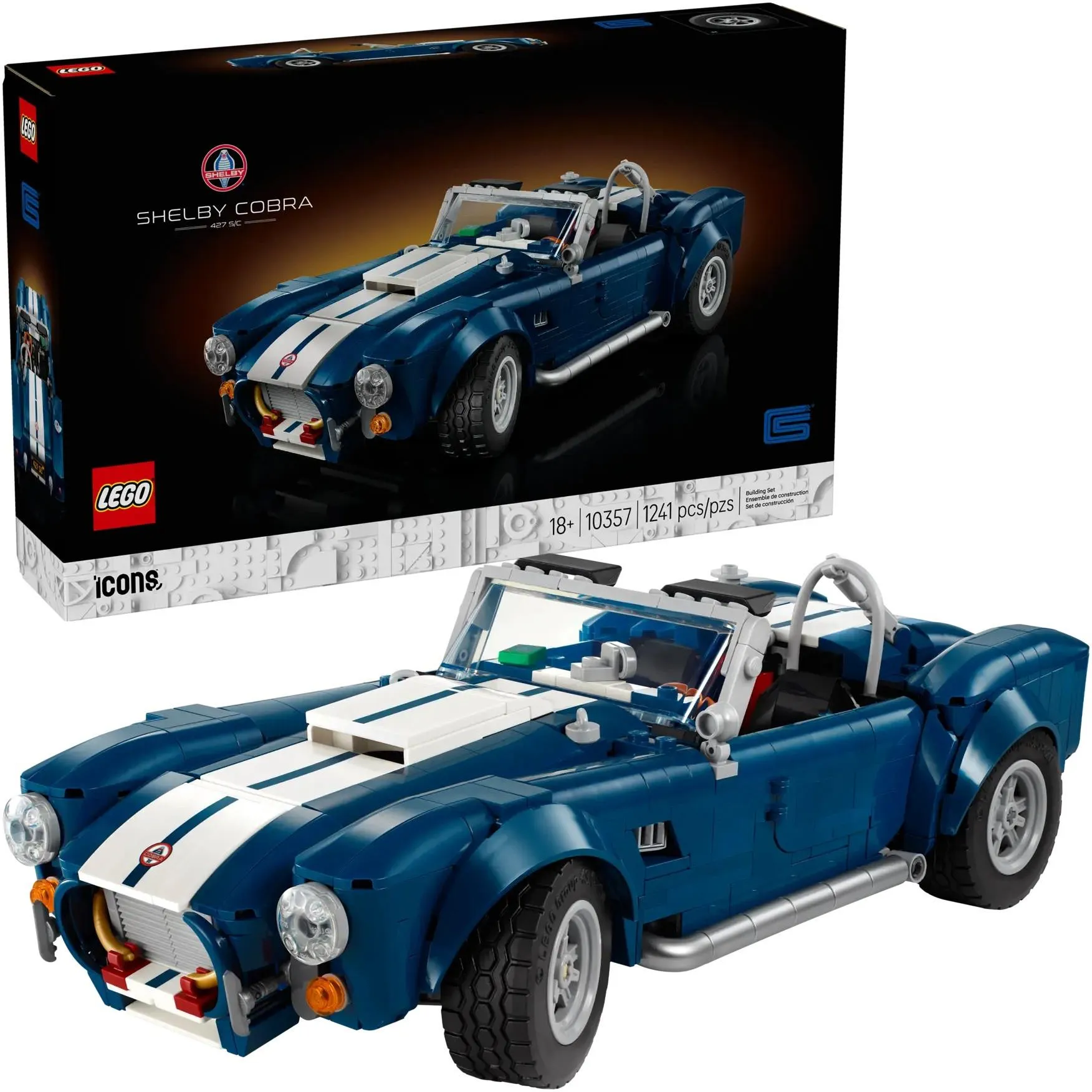 Конструктор LEGO Icons Shelby Cobra 427 S/C 10357