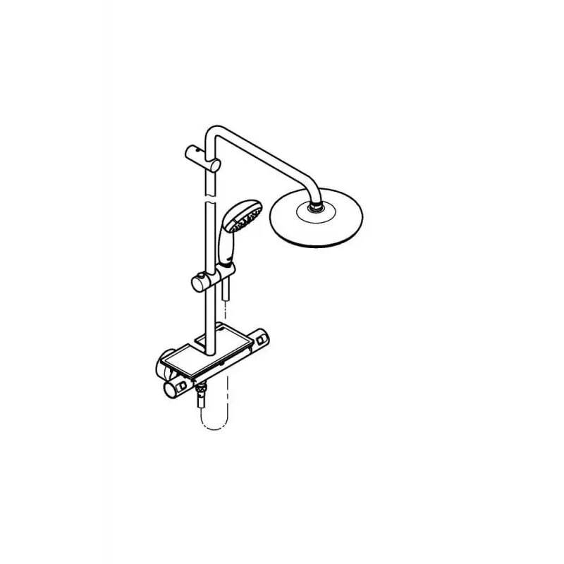 Душевая система Grohe Vitalio Start System хром 26814001