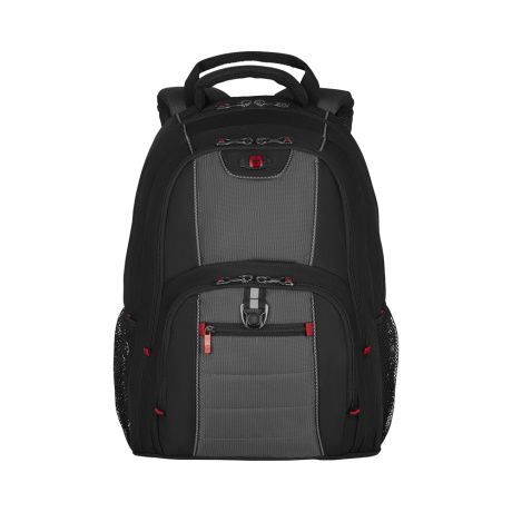 Рюкзак Wenger 16", черный/серый, полиэстер, 38х25х48 см, 25 л 600633