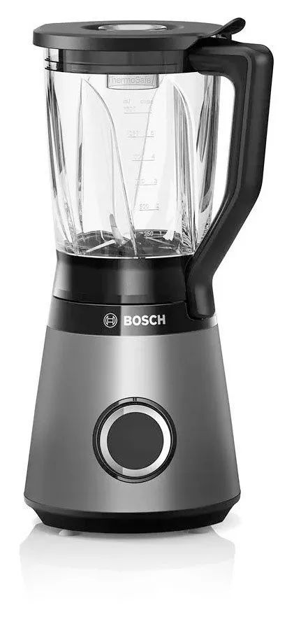 Стационарный блендер BOSCH MMB6172S, нержавеющая сталь/черный