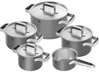 Набор кастрюль ZWILLING PURE 5 кастрюль 9 эл серый 1028803