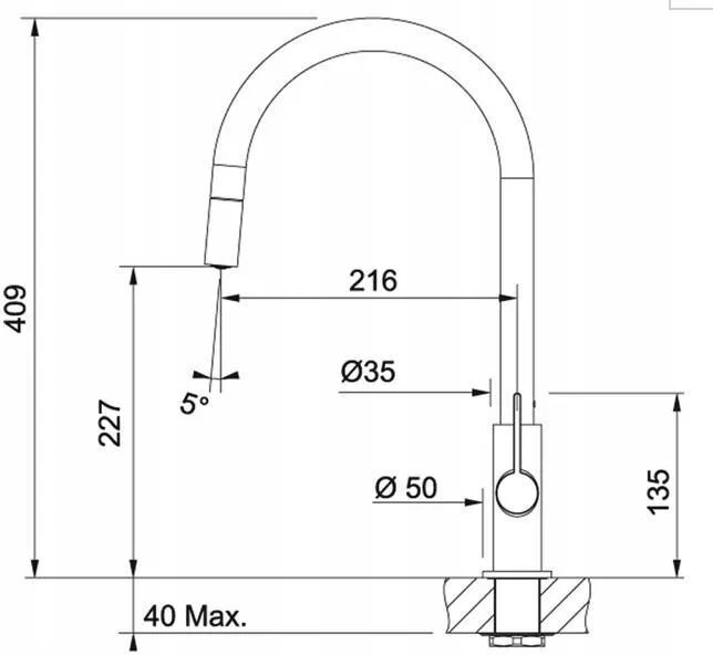 Кухонный кран Franke Ambient 115.0373.949, Хром Белый