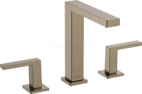 Смеситель Hansgrohe Tecturis E 3 отверстия 150 PushOpen брашированная бронза 73030140