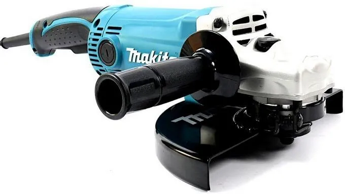 Угловая шлифовальная машина Makita GA9050R 2000 Вт, защитный кожух и боковая рукоятка