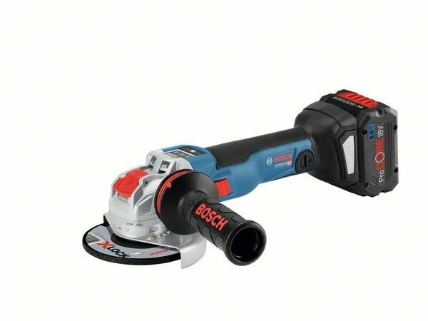 Аккумуляторная угловая шлифовальная машина BOSCH Professional GWX 18V-10 SC 06017B0400 (без аккумулятора), синий