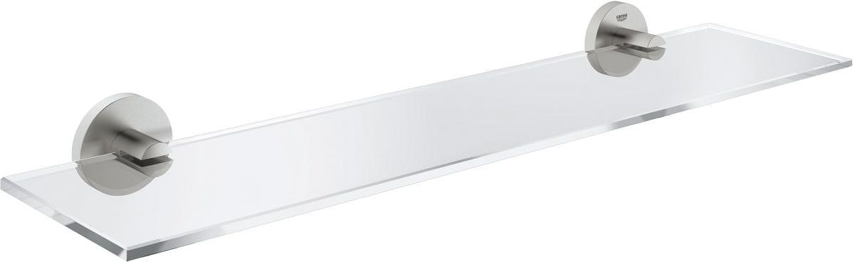 Стеклянная полка Grohe Start 41202DC0, нержавеющая сталь