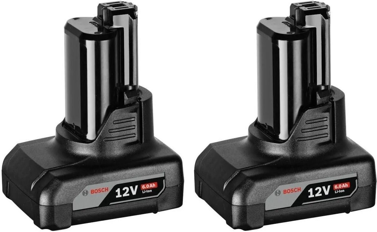 Комплект аккумуляторов Bosch 2xGBA 12V 6.0Ah Professional (1600A00X7M)