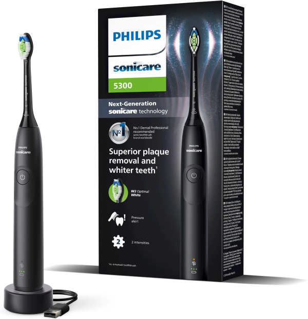 Электрическая зубная щетка Philips Sonicare 5300 HX7101/01, черный