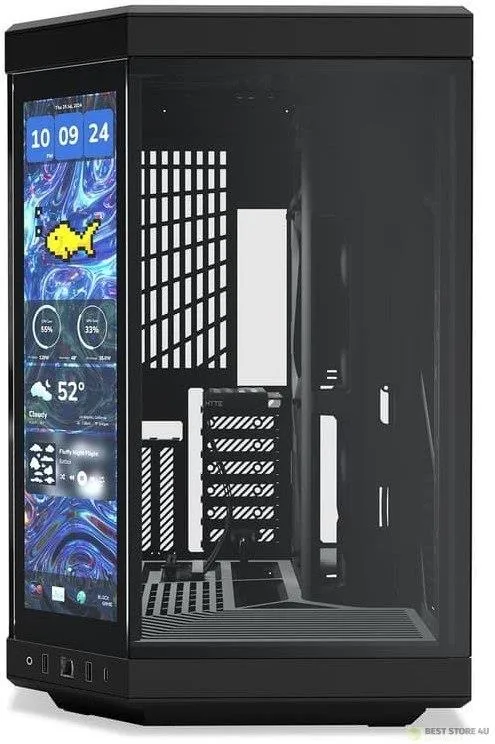 Компьютерный корпус HYTE Y70 Touch Infinite Midi Tower Black (CS-HYTE-Y70TTI-BB)