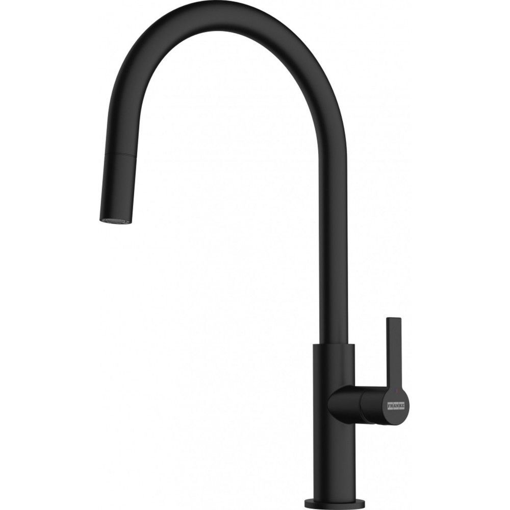 Кухонный кран Franke Maris Slim J pull-out 115.0728.389, черный матовый