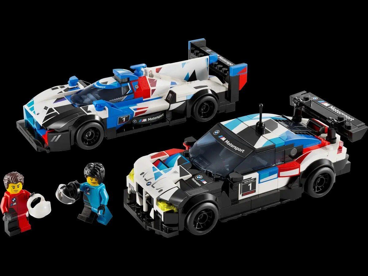 Конструктор LEGO Speed Champions 76922 Конструктор Гоночные автомобили BMW M4 GT3 и BMW M Hybrid V8