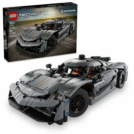 LEGO Technic 42173 Серый гиперкар Koenigsegg Jesko Absolut