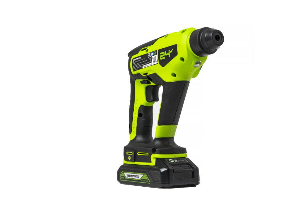 Аккумуляторная ударная дрель Greenworks GD24SDS1 (3803107)