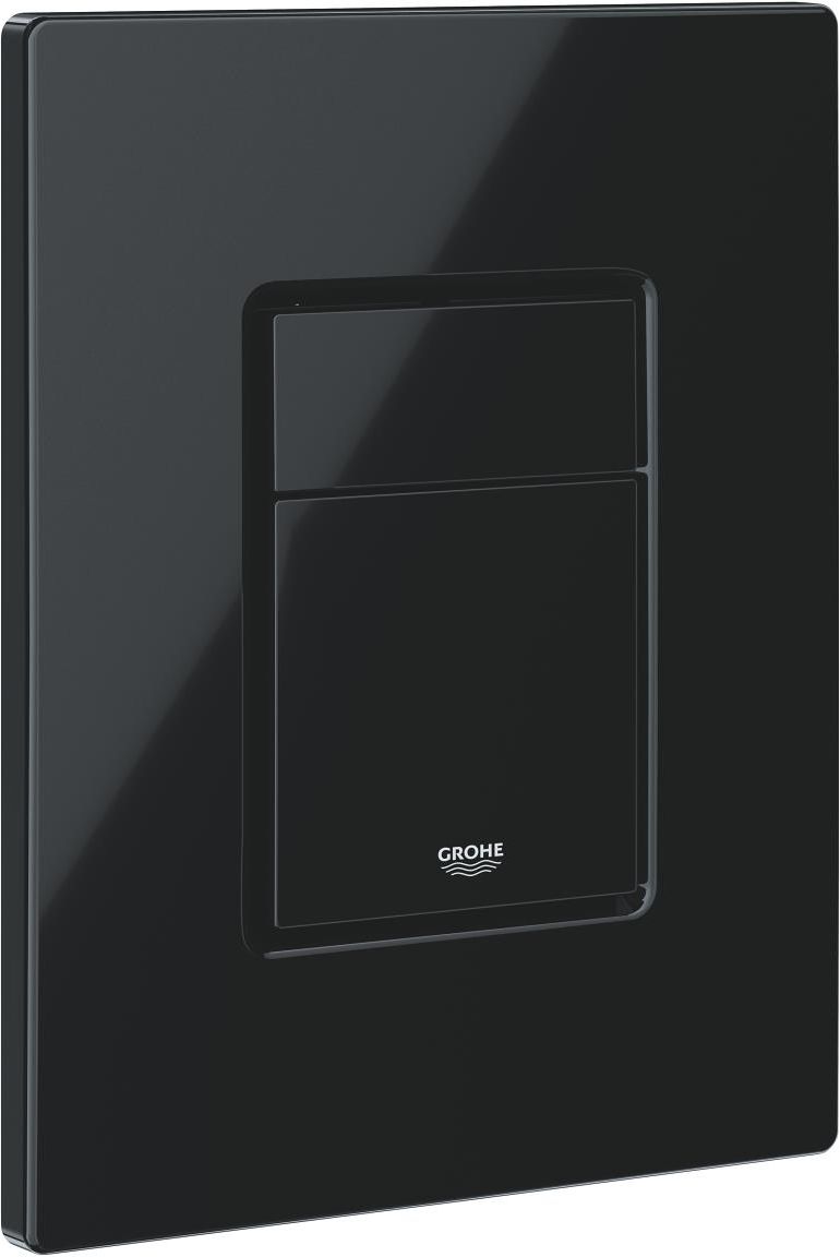 Кнопка смыва Grohe Even глянцевая черная накладка на слив 38966KV0