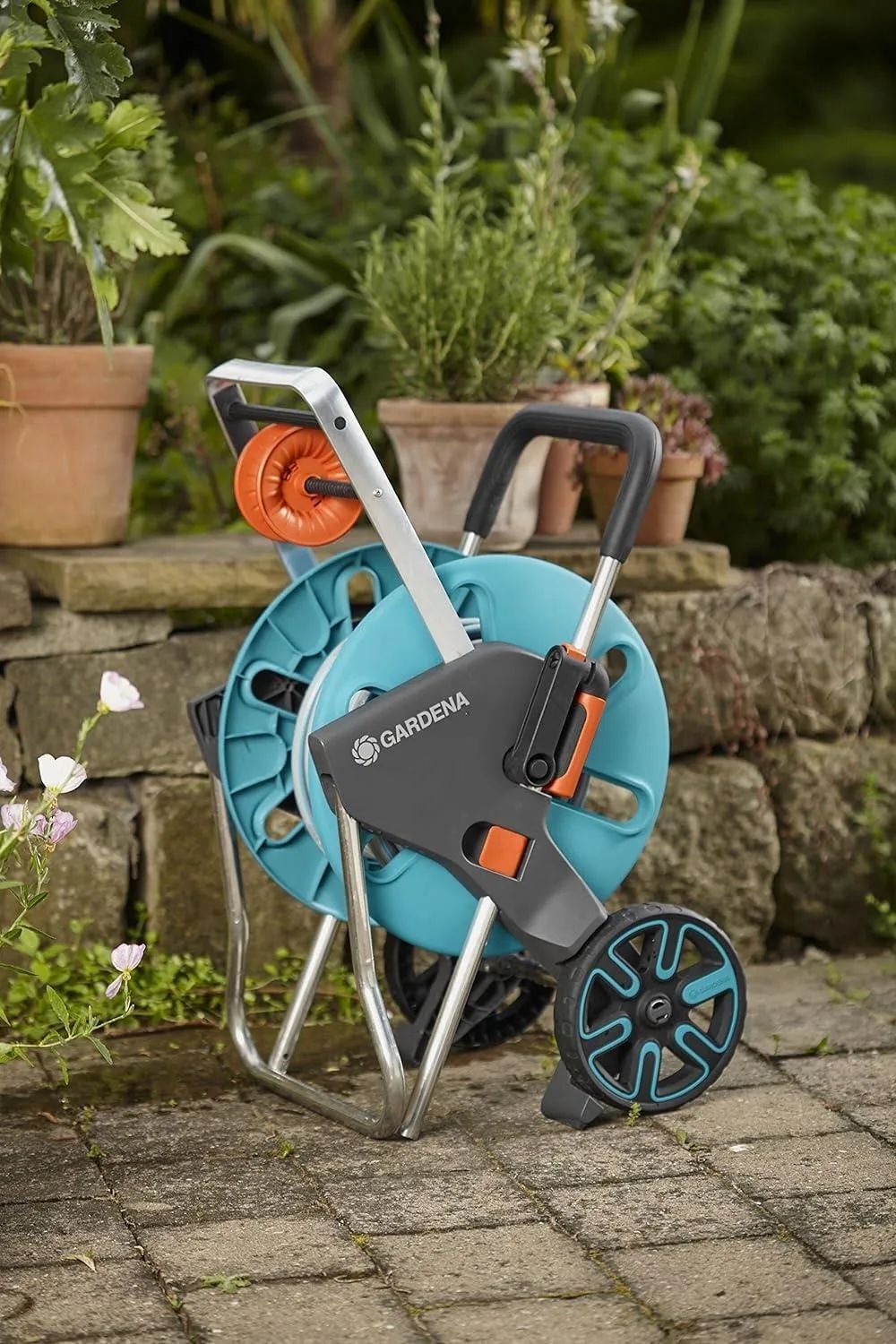 Тележка для садового шланга Gardena AquaRoll M Easy, 60м