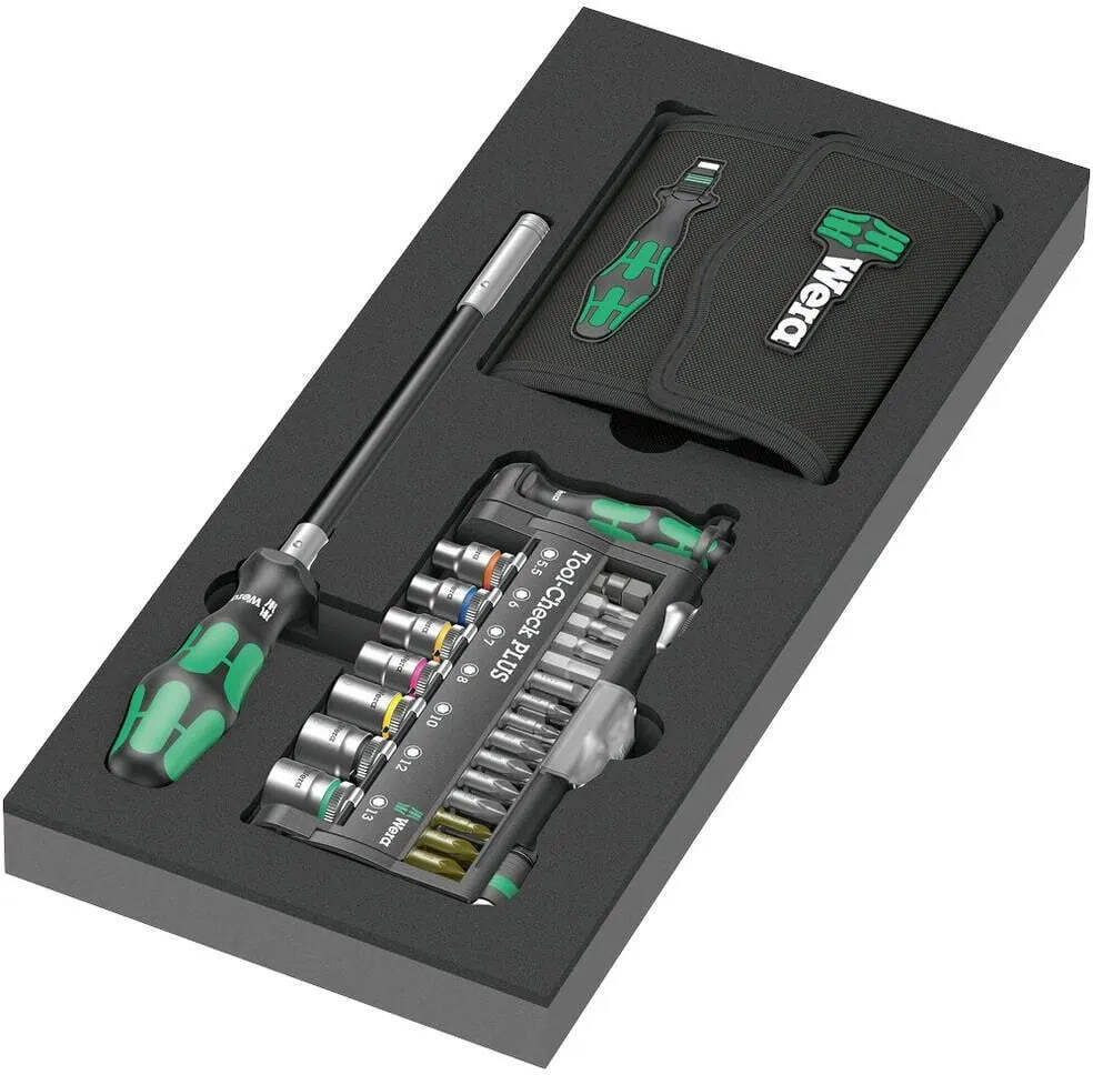 Отвертка Wera Kraftform Kompakt + Tool-Check Plus 05150150001 1/4"