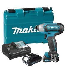 Ударный шуруповёрт Makita TD110DSAE 12V CXT с АКБ 2x2,0 Ah и ЗУ