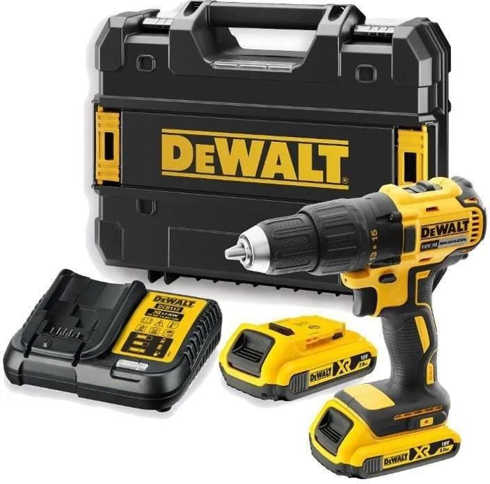 Аккумуляторная безударная бесщеточная дрель-шуруповерт DEWALT DCD777D2T