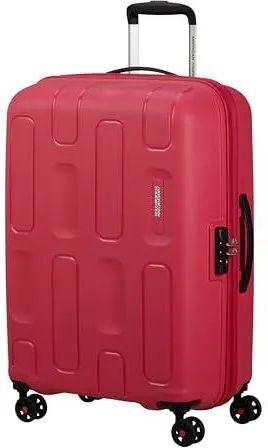 American Tourister Ellipso Spinner M, чемодан, 68 см, 64 л, малиновый
