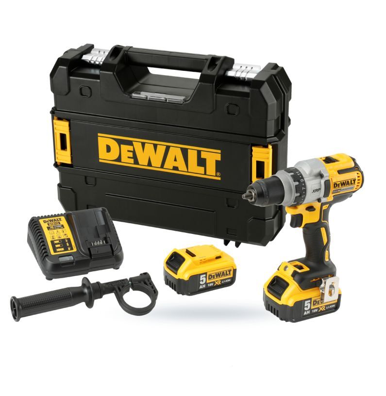 Аккумуляторная дрель-шуруповерт DeWalt DCD991P2-QW, 18 В