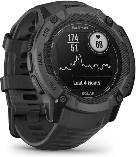 Смарт-часы Garmin Instinct 2X Solar Graphite Солнечный графит