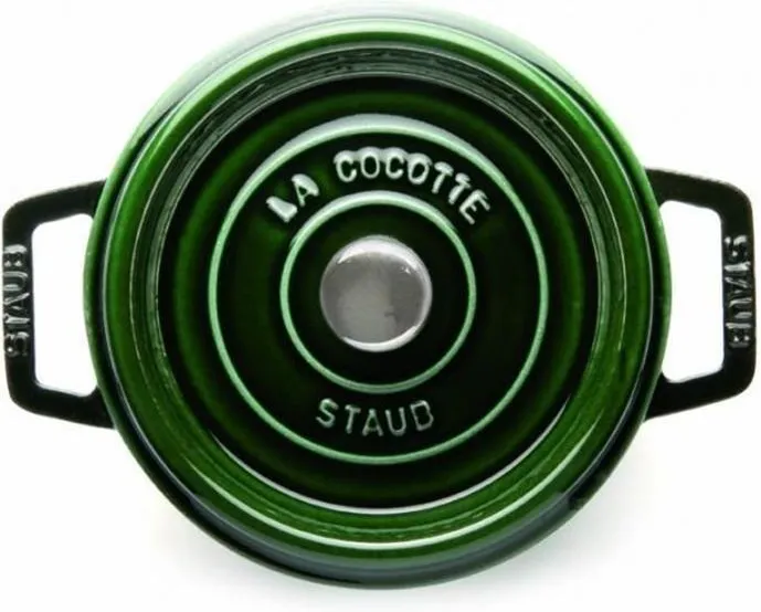 Чугунная жаровня Staub 5,85 л, Ø 28 см, зелёная 40509-361-0