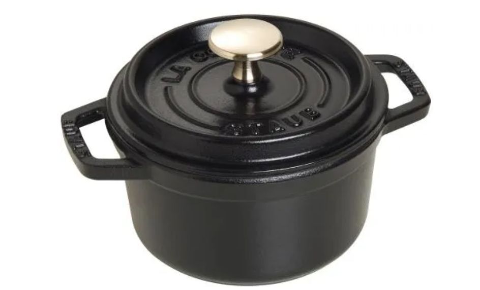 Чугунная кастрюля Staub Cocotte 14 см, чёрная 405094760