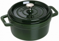 Чугунная круглая кастрюля Staub Cocotte Ø 20 см, зелёная 405096440