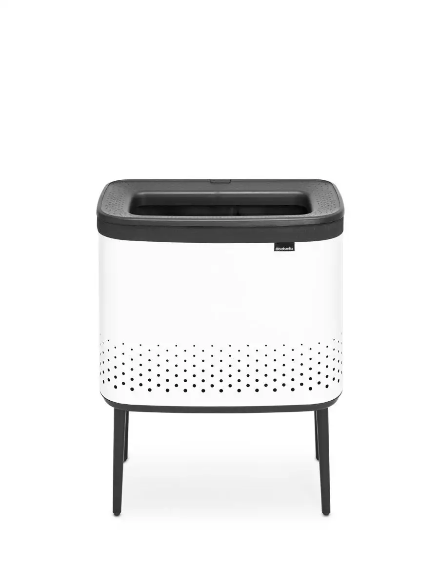 Корзина для белья Brabantia Bo Laundry Bin Hi 200502, 60 л, белая