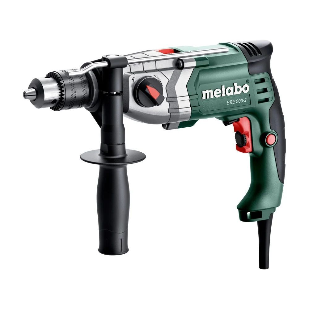 Дрель ударная Metabo SBE 800 с патроном Futuro Plus в кейсе