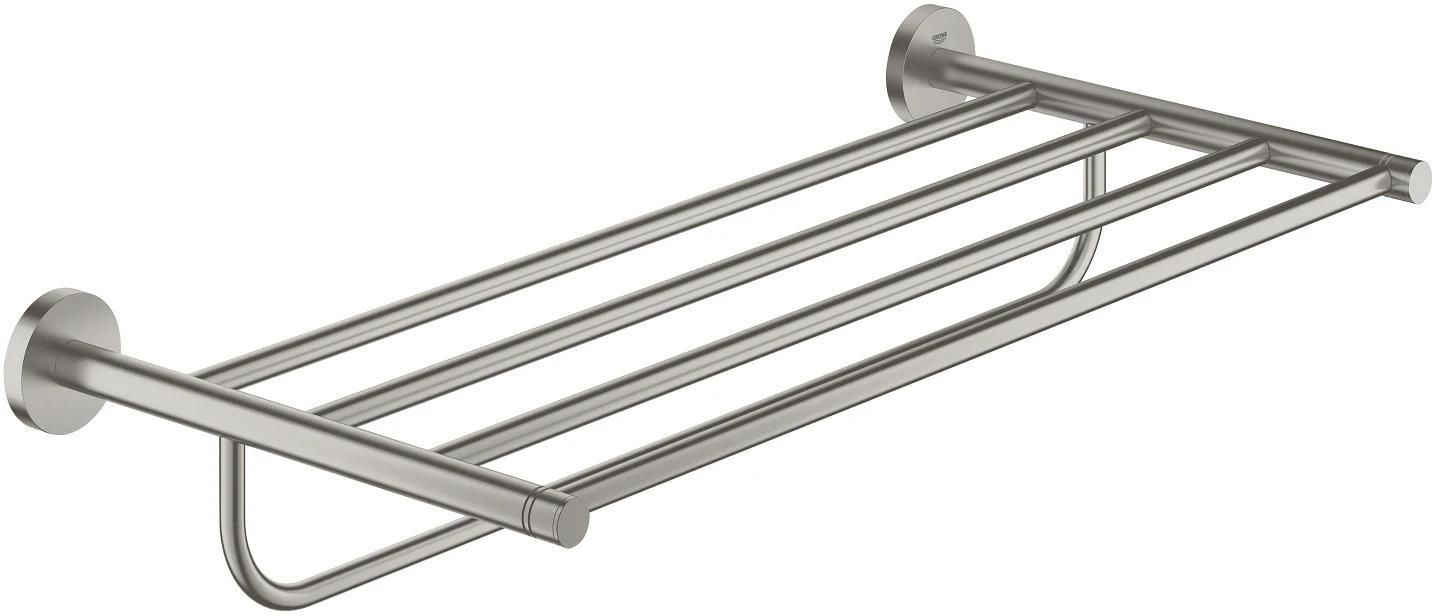 Полка с держателем для полотенец Grohe Essentials 40800DC1, нержавеющая сталь