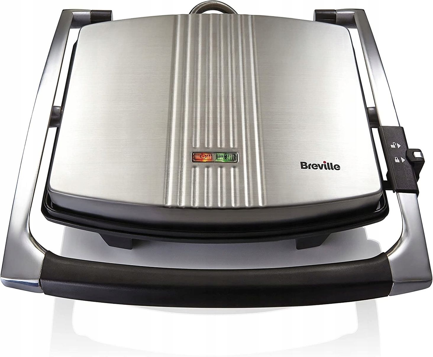 Гриль-пресс Breville Panini Large VST026X-01, серебристый