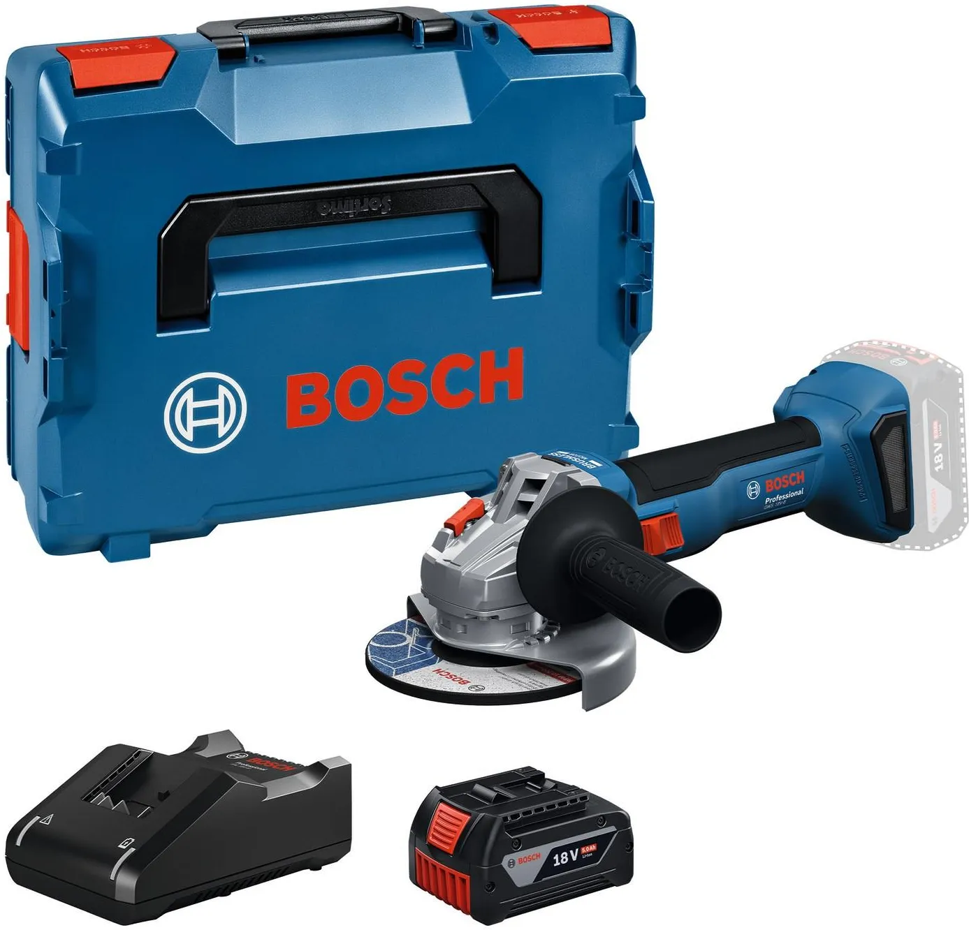 Аккумуляторная угловая шлифовальная машина Bosch GWS 18V-8 Professional 06019N9005