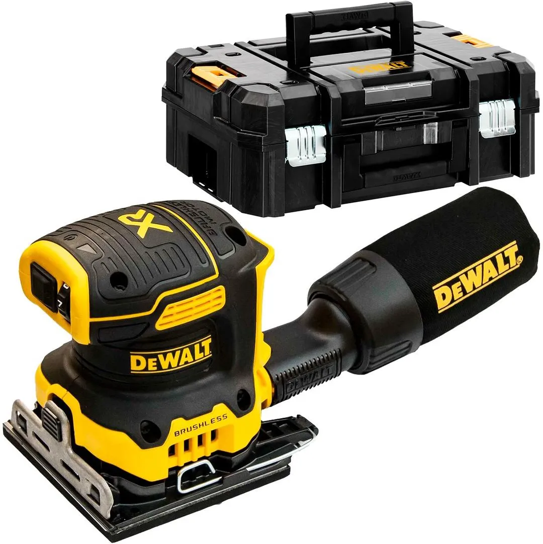 Аккумуляторная вибрационная шлифмашина DeWalt DCW200NT, без АКБ и ЗУ, в кейсе TSTAK