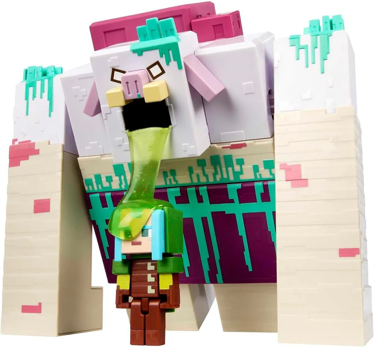 Игровой набор Mattel Minecraft Legends Пожиратель и Рейнджер HNC08