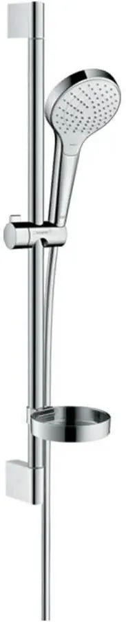 Душевой набор Hansgrohe Croma Select S со штангой 669 и мыльницей, хром 26566400