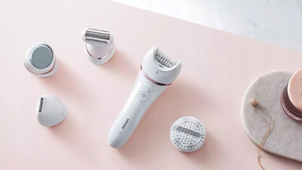 Эпилятор Philips Series 9000 BRE740/91 (BRE740 + HP6388)