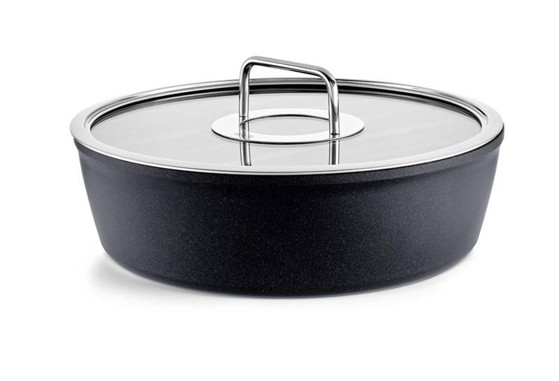 Алюминиевая низкая кастрюля с крышкой Fissler Adamant 28 Cm (156125280000)