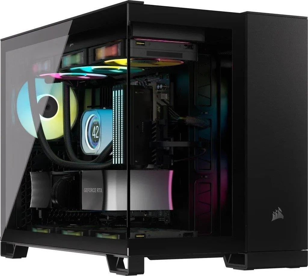 Корпус Corsair 2500D Airflow Micro ATX, Черный (GECS161)