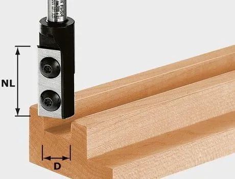 Festool фреза с пазовыми пластинами, HW 8 мм HW S8 D8 / 20 WP z1 каталожный номер 491078