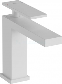 Смеситель для раковины Hansgrohe Tecturis E 110, белый матовый 73011700